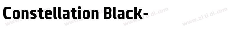 Constellation Black字体转换